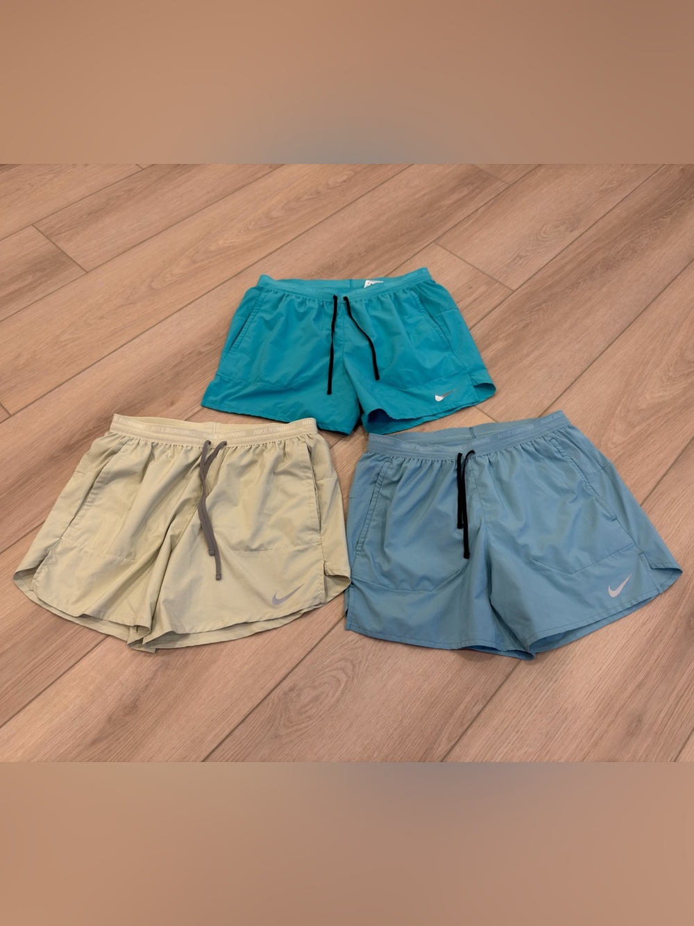 Lot of 3 Nike Stride 5” Running Shorts